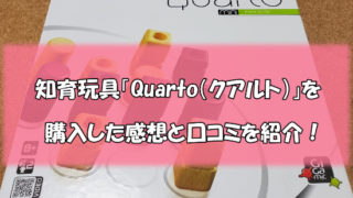 クアルト2 320x180 - ボードゲーム「Quarto（クアルト）」を購入した感想と口コミ